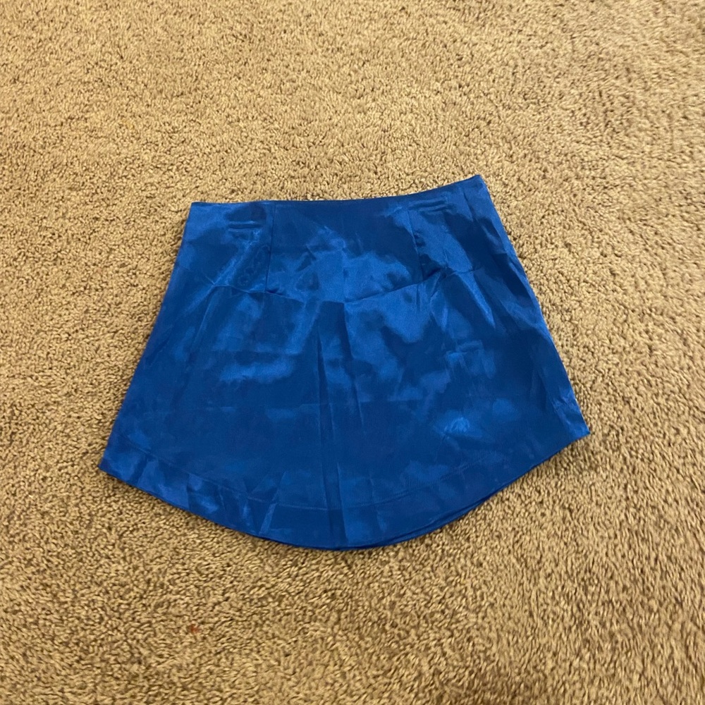 Royal Blue mini skirt